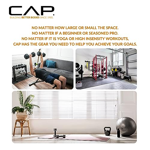 CAP Barbell Dumbbell Set with Rack 150lbs P25267