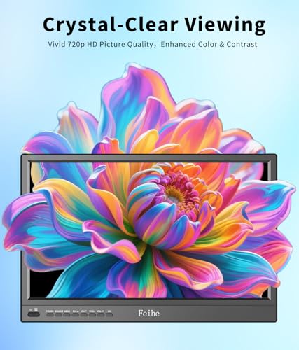 Feihe 17 inch Smart TV with Android OS, HD Flat Screen for Home, Kitchen, RV D112809
