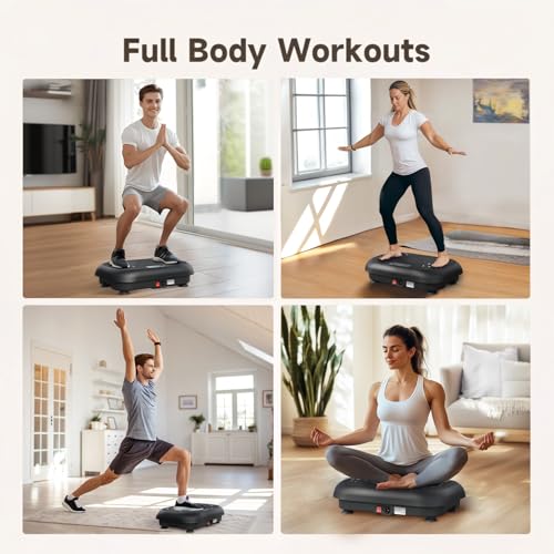 Vibration Plate Exercise Machine for Whole Body Workout at Home S398289