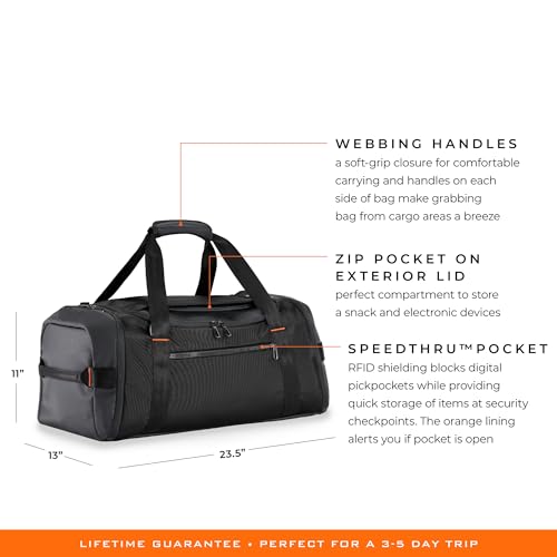 Briggs & Riley Travel Duffel Bag - Weekender Overnight Softside Luggage R6032