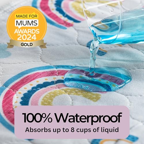 Hygge Sheets® Potty Training Pee Pads for Kids, Toddlers - 100% Waterproof, Non Slip, Washable, Dinosaur P67400