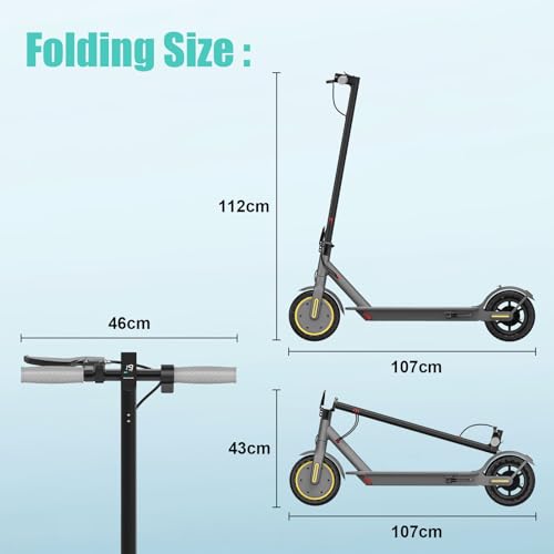 Electric Scooter for Adults, 16 Mph, 350W, Foldable with App Control Q105033