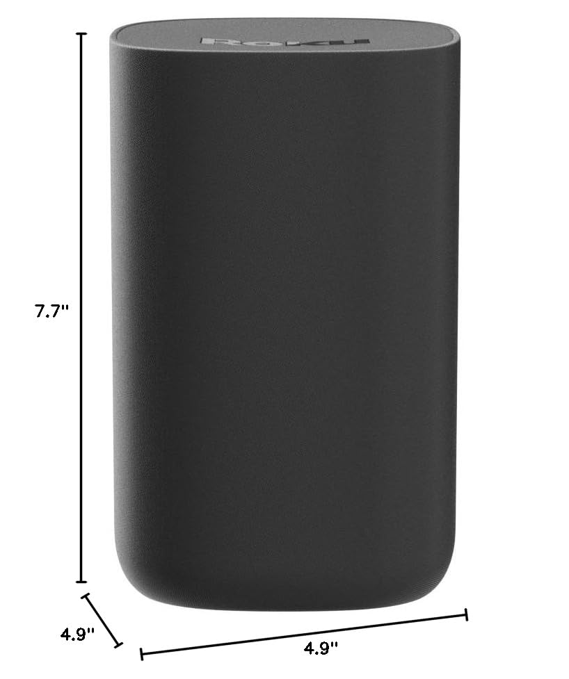 Roku Wireless Speakers for Roku TV, Black (2 Count) R693