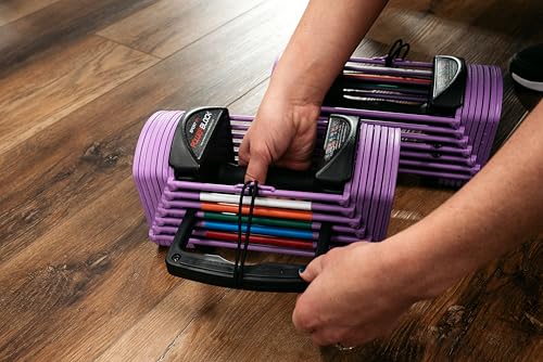 PowerBlock Sport 24 Adjustable Dumbbells, 3-24 lb. Steel Build U862