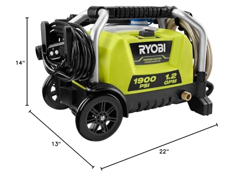 RYOBI RY1419MTVNM 1900 PSI Electric Pressure Washer N209