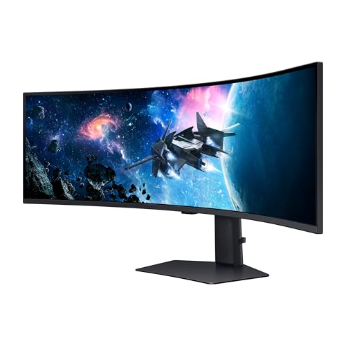 SAMSUNG 49" Odyssey G9 (G95C) DQHD 1000R Curved Gaming Monitor, 240Hz, 1ms, DisplayHDR 1000 L9256