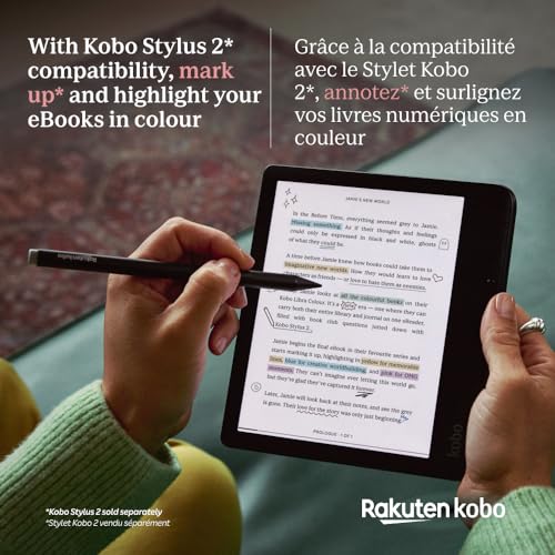 Kobo Libra Colour eReader 7" Glare-Free Colour E Ink Display, Black R62833