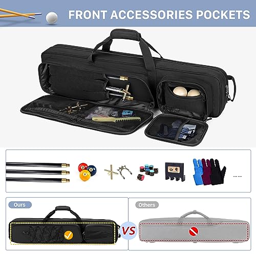 4x5 Pool Cue Case with Shoulder Strap B124
