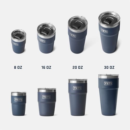 YETI Rambler 8 oz Stackable Cup, Stainless Steel, Vacuum Insulated with MagSlider Lid S120489