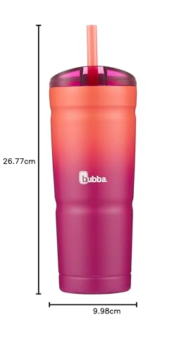 Bubba Vacuum Insulated Stainless Steel Tumbler with Straw 24oz 2 Pack X31903
