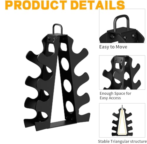 OKUGAFIT Compact A-Frame Dumbbell Rack for Home Gym D110256