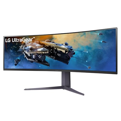 LG 45GR65DC-B Ultragear Curved Gaming Monitor 45-Inch QHD 200Hz UltraWide Display S867689