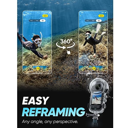 Insta360 X3 Motorcycle Kit - Waterproof 360 Action Camera with 5.7K HDR Video E78107