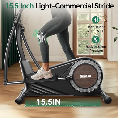 Niceday Elliptical Machine for Home, Magnetic Trainer with 16 Resistance Levels Q78334
