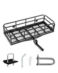 VEVOR 70" x 30" x 6" Hitch Cargo Carrier, 500 lbs Capacity, Folding for 2" Receiver I3546