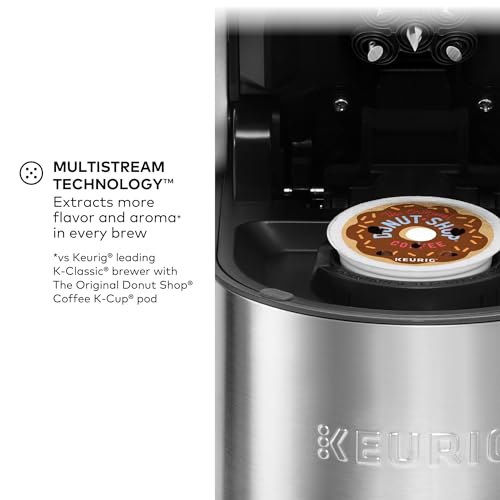 Keurig K-Supreme Plus Single Serve K-Cup Pod Coffee Maker, MultiStream Technology, 78oz Reservoir, Stainless Steel M6597