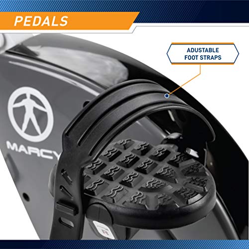 Marcy Foldable Upright Exercise Bike with Adjustable Resistance H1253