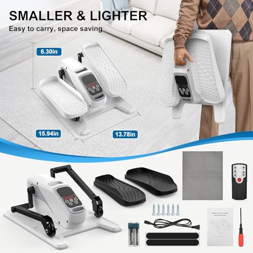 VIVURN® 018 Under Desk Elliptical Machine for Seniors, Quiet & Portable G789550