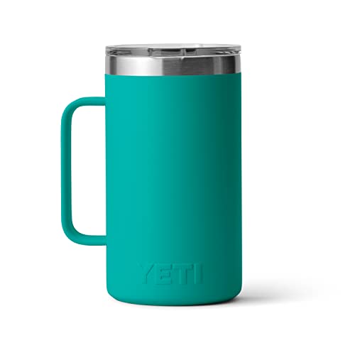 YETI Rambler 24 oz Mug, Stainless Steel, Vacuum Insulated N160