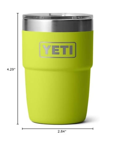 YETI Rambler 8 oz Stackable Cup, Stainless Steel, Vacuum Insulated with MagSlider Lid S120489