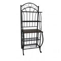Valencia Bakers Rack - Black