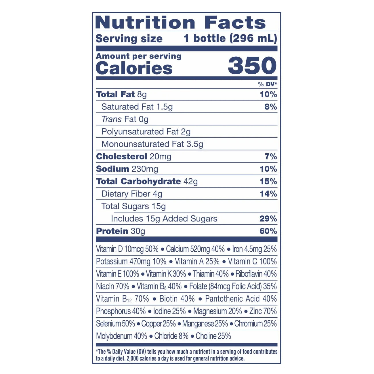 Ensure COMPLETE Nutrition Shake, Vanilla, 30G Protein, 4 Count I5883