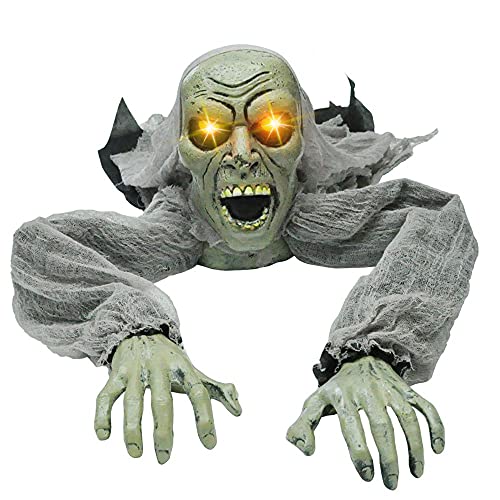 JOYIN Zombie Halloween Decoration Outdoor with Sound and Flashing Eyes Z38508
