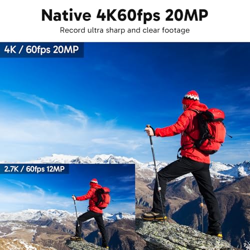 AKASO V50 Elite 4K60fps Action Camera with 128GB MicroSDXC U3 Memory Card Bundle G5217