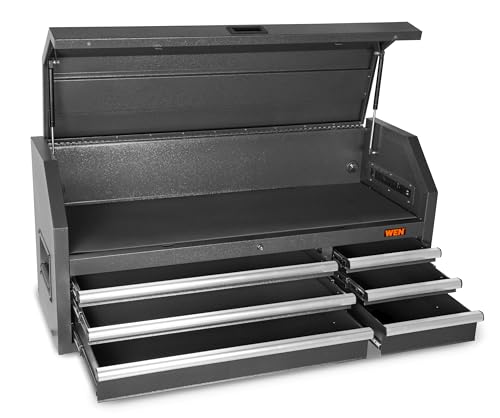 WEN 52-Inch Rolling Tool Cabinet with Powder-Coated Steel (GG532B) K336
