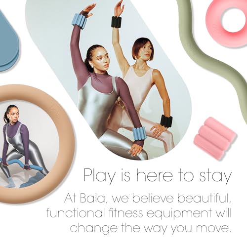 Bala Bangles Wrist & Ankle Weights Adjustable Silicone Set for Women Men Y10032