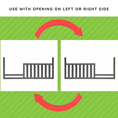 CC KITS Toddler Bed Safety Guard Rail Conversion Kit for Sorelle Cribs Gray U9324
