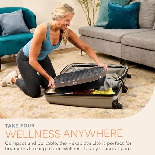 Lifepro Vibration Plate Exercise Machine with Magnetic Acupoints for Full Body Fitness P3479