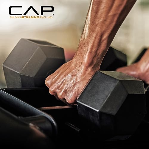 CAP Barbell Dumbbell Set with Rack 150lbs P25267