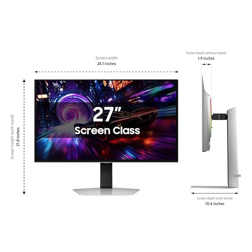 SAMSUNG 27-inch Odyssey QD-OLED G8 (G81SF) 4K 240Hz Gaming Monitor R143438
