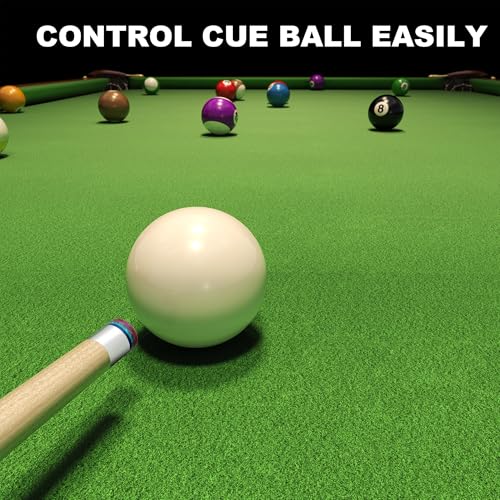 HomeSeason Pool Cue Stick 57" Low Deflection Billiard Cue Z435367