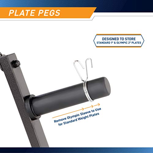 Marcy Olympic Weight Plate Tree for 2-Inch Plates Z6590