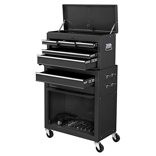 TUFFIOM 5-Drawer Rolling Tool Chest with Lockable Wheels X4579
