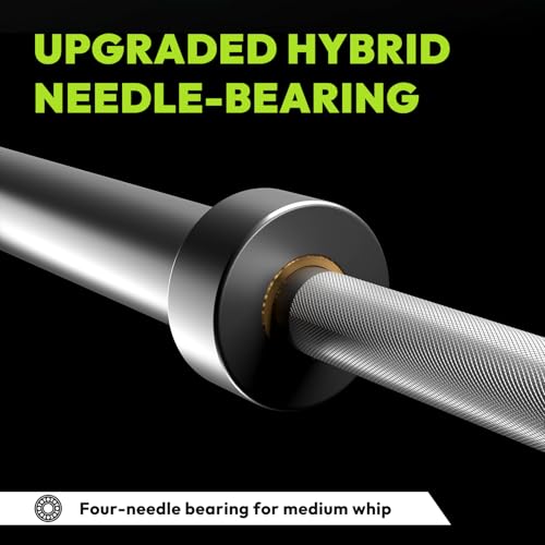 Olympic Barbell 45lb 2-inch Weight Bar for Strength Training X886729
