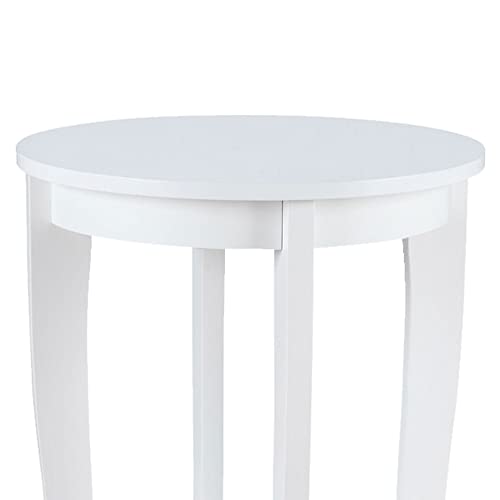 American Heritage Round End Table, Black U219