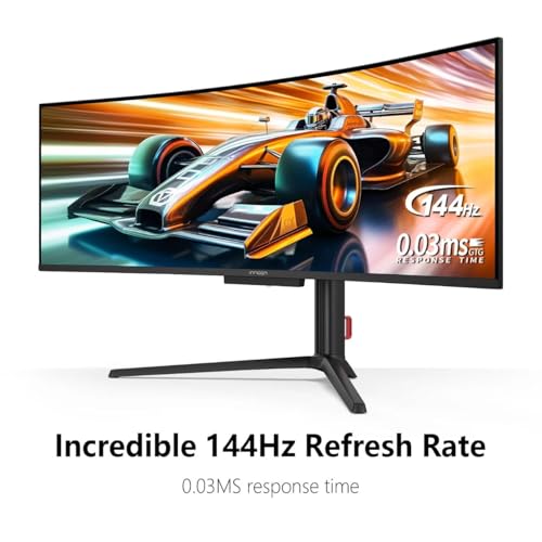 INNOCN 49" Curved Ultrawide Gaming Monitor 120Hz QHD 32:9 E79455