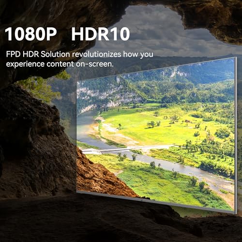 FPD 43 Inch Smart TV Flat Screen Frame LED Television Full HD 1080p Google Cast Built in, Streaming Live Ultra Thin HDR10 Android TV, Bluetooth, Vesa, Hdmi, WiFi (Palette-Series 2025) Y940