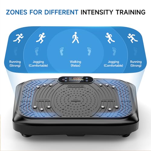 Vibration Plate Exercise Machine Full Body Workout 450 Lbs Capacity W919