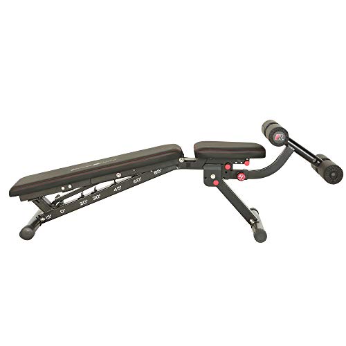 Fitness Reality 2000 Super Max XL Adjustable Weight Bench for Incline Decline Strength Training P8776