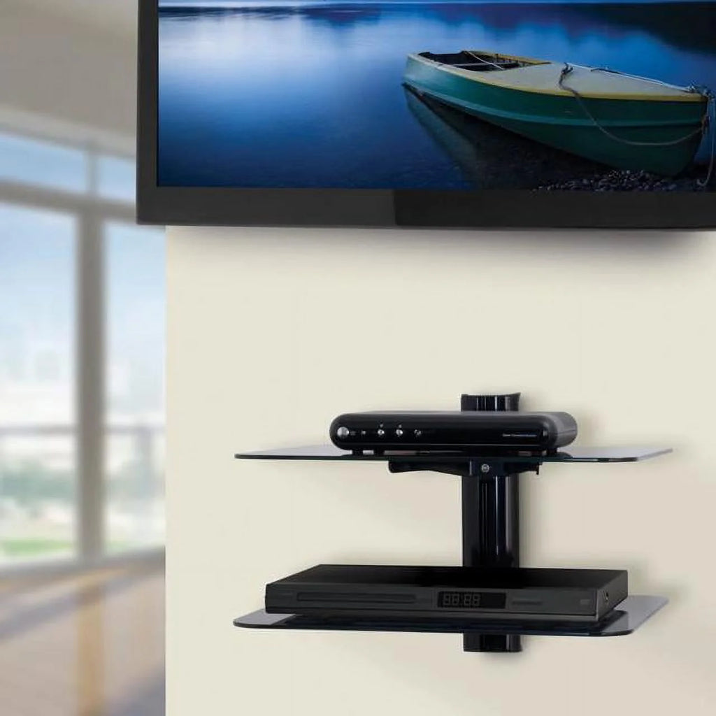 ES250B-E AV Wall Shelves 2 Shelves Black L799