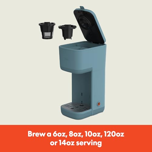 BELLA Single Serve Coffee Maker, K Cup & Ground Compatible, Auto Shutoff X237