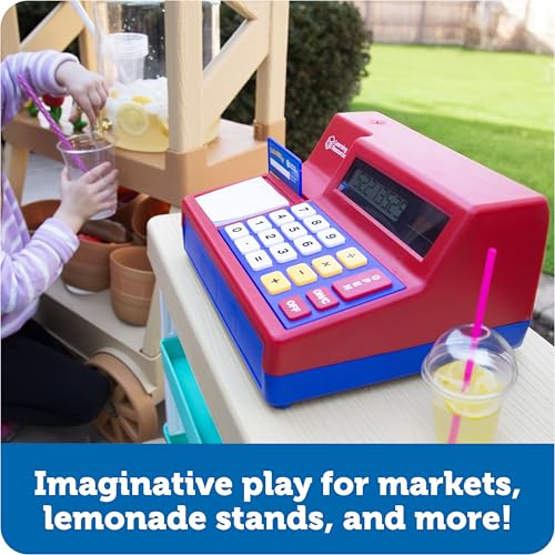 Learning Resources Pretend & Play Calculator Cash Register Toy for Kids H91438