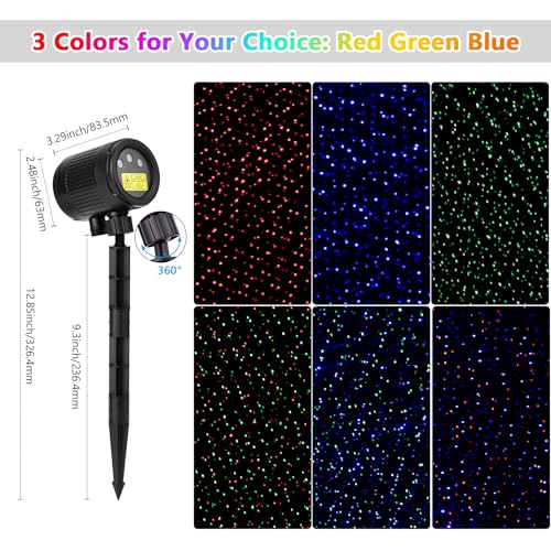 Halloween Christmas Projector Lights Outdoor with Remote, Waterproof Holiday Decor N1281