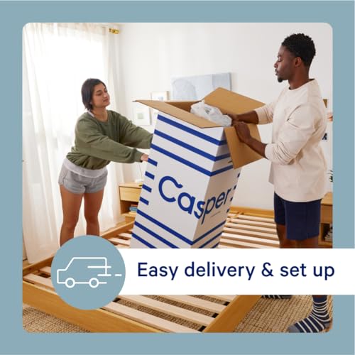Casper Sleep Element Queen Medium Firm Memory Foam Mattress, Grey V404358