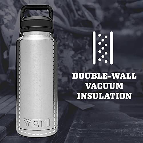 YETI Rambler 36 oz Bottle, Vacuum Insulated, Stainless Steel with Chug Cap M79550