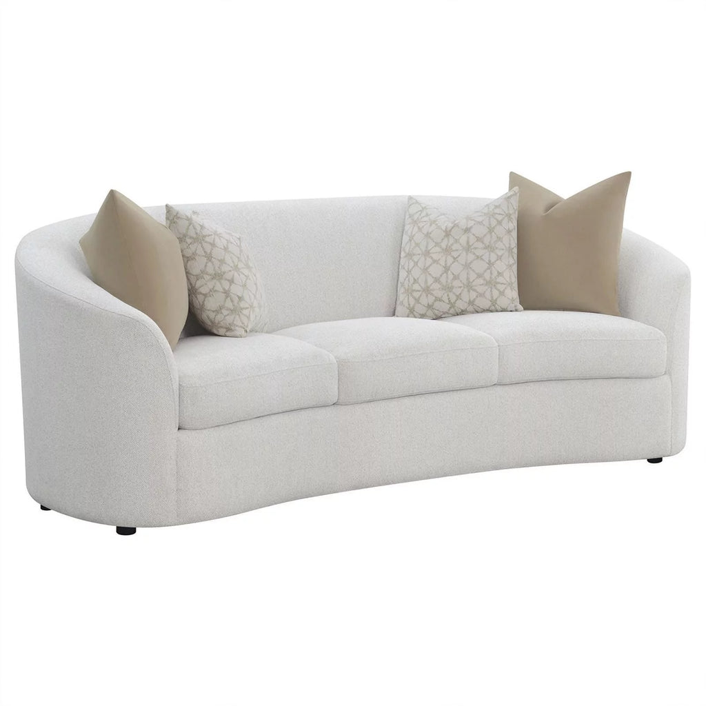 Coaster Rainn 2-Piece Fabric Upholstered Living Room Set, Latte L592